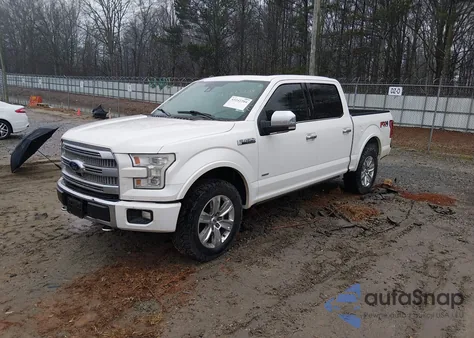 2016 Ford F-150 Platinum z USA, uszkodzony, nr VIN 1FTEW1EG7GFA30054